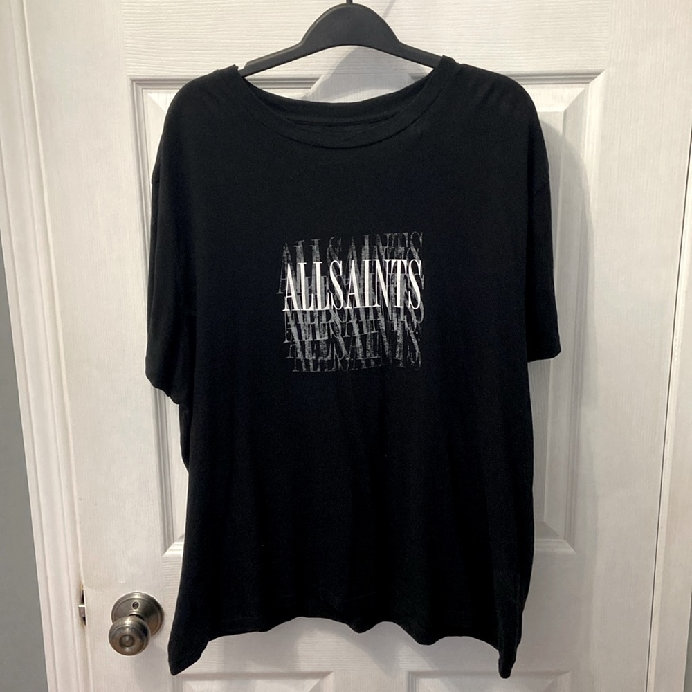 All Saints Black T-Shirt